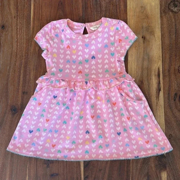 Matilda Jane Dream Chasers Paper Hearts Dress Size 2 - Picture 2 of 6